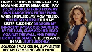 At My Sister’S Wedding, I Refused $15,000, She Dragged My Daughter By The Hair, But Suddenly... News