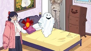 Brain Puzzle tricky quest level 42 trick or treat Walkthrough Solution