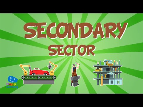 Secondary Sector: Jobs and their classification | Educational Videos for Kids