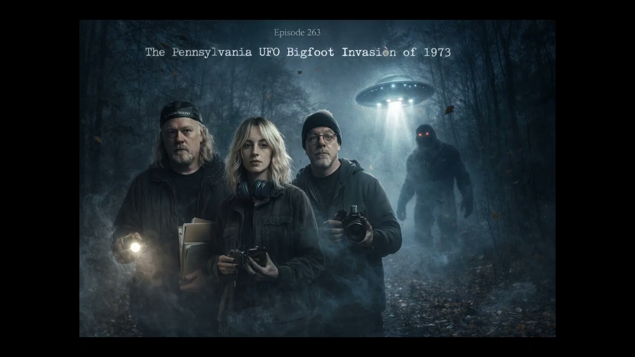 The Pennsylvania UFO-Bigfoot Invasion of 1973 🛸🐾 | Double Flap of Terror | Shadow Frequency Ep 263