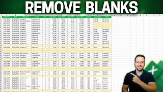 how to remove blank rows in excel | 3 methods to delete empty cells