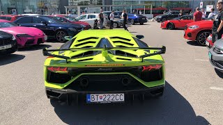 Lamborghini Aventador SVJ pure sound, start up & acceleration