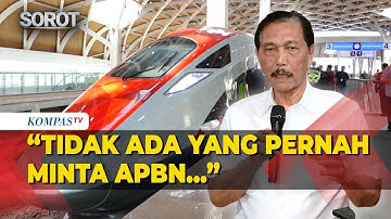 Luhut Angkat Bicara soal Penyelesaian Utang Kereta Cepat Whoosh