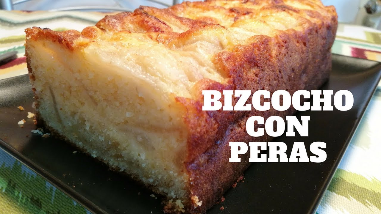 budin de pera receta facil
