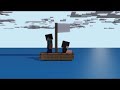 WE SAILED ON THE SEA... BUT THIS IS IN MINECRAFT! (RUSSIAN VOICE ACTING)