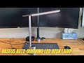 Baseus led desk lamp review  test  baseus autodimming table lamp