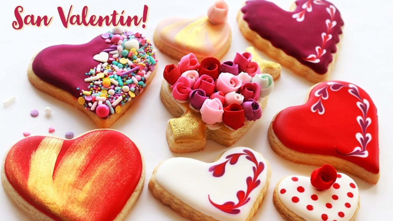 Cómo Decorar Lindas Galletas De San Valentin | Dulcia Bakery
