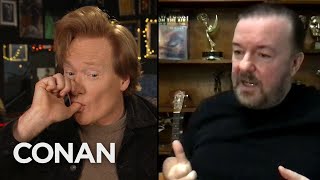 Ricky Gervais Gets Absurd Questions From His Fans | CONAN on TBS