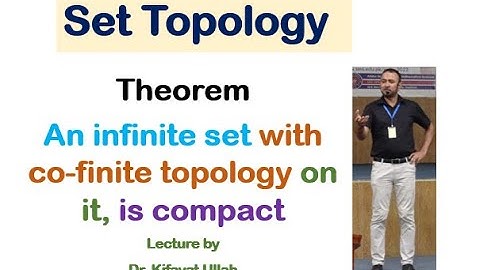 Set topology | An infinite set, with co-finite topology on it, is compact (Complete Proof)