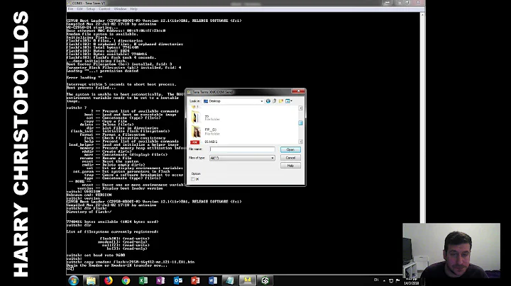 No Switch IOS? Erased-Formatted Flash Memory? No Problem! Harry Christopoulos