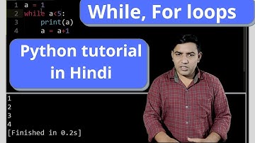 7 python loops tutorial in Hindi 2020  | Python tutorial for beginner
