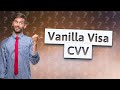 Does a vanilla visa gift card have a CVV?