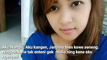 KANGEN NICKERIE   Didi kempot feat Dory lare jawi  Lirik Lagu & karaoke  no vocal