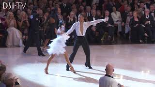Kirill Belorukov & Polina Teleshova Cha Cha Cha Professional Latin Final -  Blackpool 2019 DSI TV