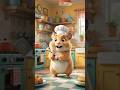 hamster cook in kitchen | #cartoon #ai #kidsvideo #cat