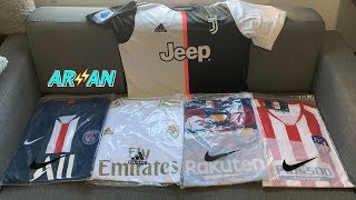 MIS NUEVAS CAMISETAS DE FÚTBOL! OS REGALO 5 CAMISETAS 19/20!