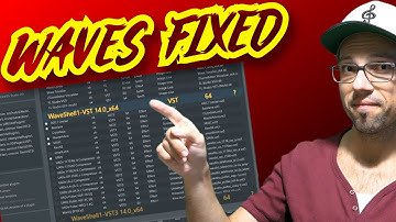 Hoe WAVES Waveshell-probleem op te lossen Plugin wordt niet geladen