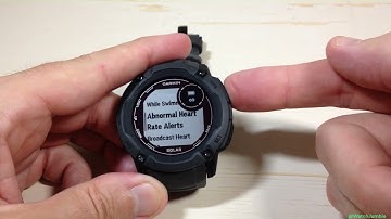 Garmin Instinct 2X | Abnormal Heart Rate Alerts