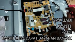 LED TV SAMSUNG INDIKATOR BERKEDIP - KEDIP