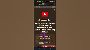 CRYPTO SLANG SOUND LIKE A PRO! A COMPLETE SLANG GUIDE | PART 10 OF 10 | MEMEFI NEW VIDEO CODE