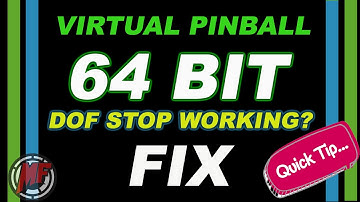 VPX DOF 64 BIT not working FIX