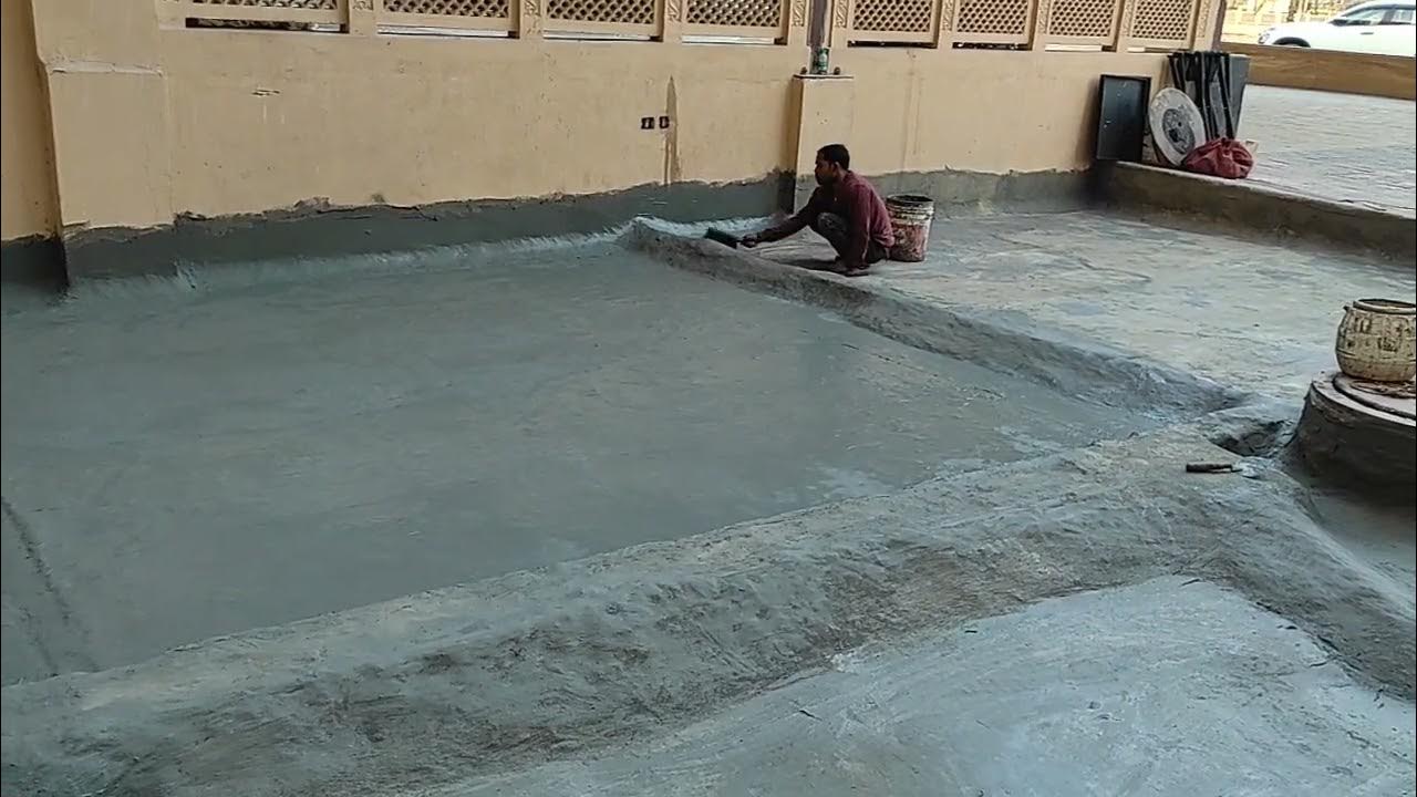 Waterproofing of Raised garden bed on Concrete YouTube