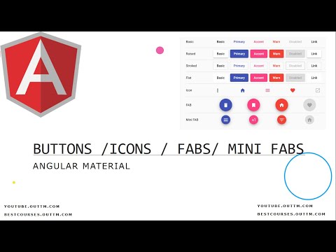 Angular Material Buttons,