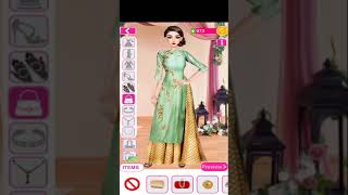 Indian Wedding Stylist - Makeup & Dress up Games - Part 6 - #Shorts screenshot 3