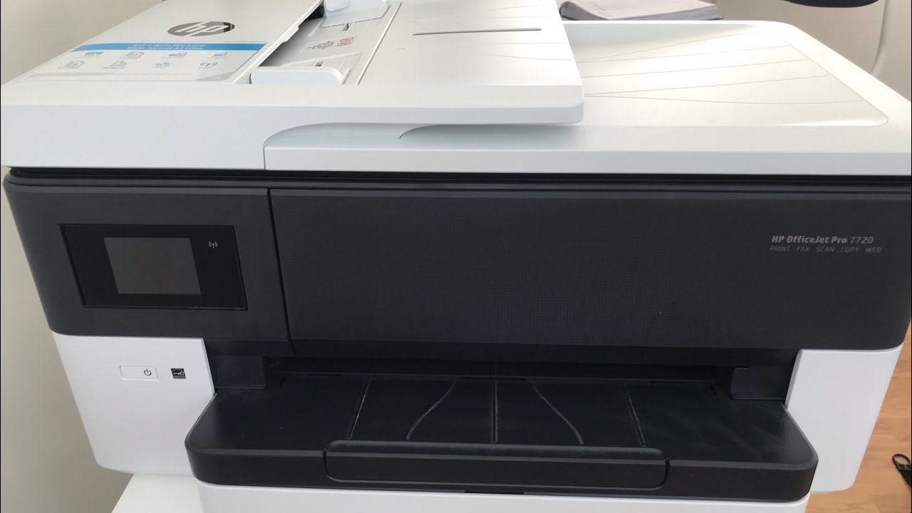 HP OfficeJet Pro 7720 Setup and Guide, installation, Wireless All-In-One  Printing, A3, A4 Paper. 