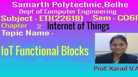 ETI Chapter 2 - IoT Functional Blocks