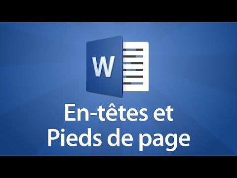 Vidéo: Que Sont Les En-têtes Et Les Pieds De Page