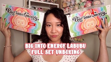 Unboxing Big Into Energy Labubu Full Set!