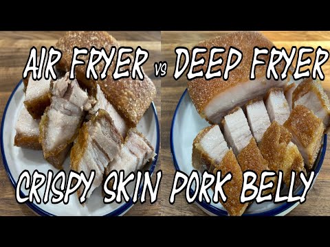 Making the Ultimate Crispy Skin Pork Belly | Air Fryer vs Deep Fryer Lechon Kawali Showdown!