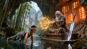 【2025燃爆武俠電影】被囚山洞數十年的瘋癲乞丐竟是隱世劍仙，將百年功力灌顶廢柴，助他一統江湖丨2025丨Donnie丨功夫丨動作#武俠 #熱門 #movie #中國電視劇#许凯#赵丽颖#赴山海#成毅