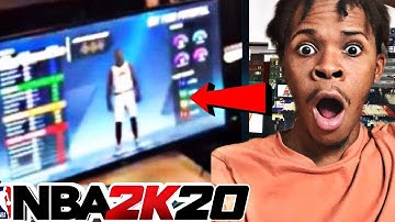 MY PLAYER BUILDER FIRST LOOK IN NBA2K20 - new building attribute NBA 2K20 LEAKED GAME PLAY