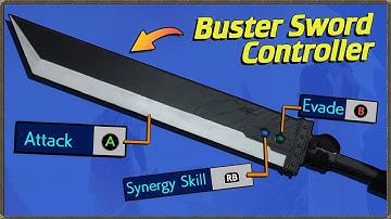 I built a real Buster Sword Controller to play Final Fantasy 7 with