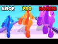 NOOB vs PRO vs HACKER in Jelly Clash 3D