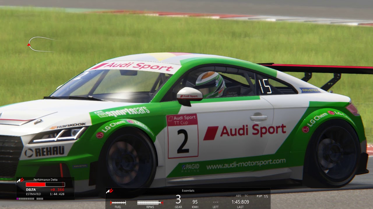 Assetto Corsa Vallelunga Audi Tt Cup Youtube