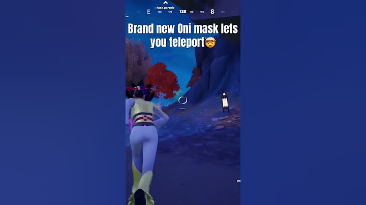Chapter 6 oni mask lets you teleport!!! #fortnite #fortniteclips #insane #skibidi