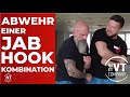 Abwehr gegen eine jab haken kombination