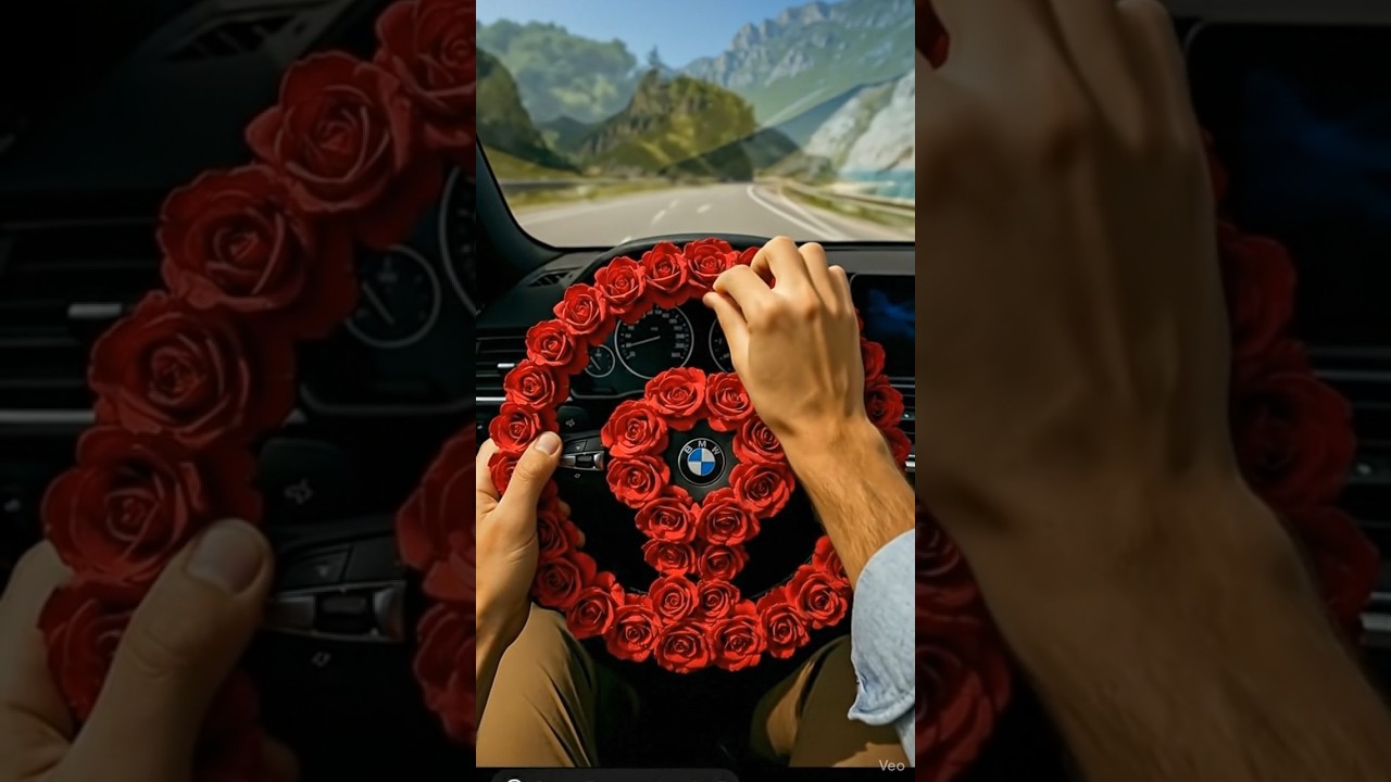 POV: My Car Has a Rose Steering Wheel 🌹 | Satisfying BMW POV Test