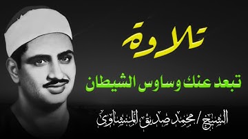 تلاوة تبعد عنك وساوس الشيطان بصوت الشيخ محمد صديق المنشاوي