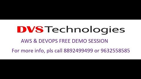 AWS & DEVOPS Demo Session