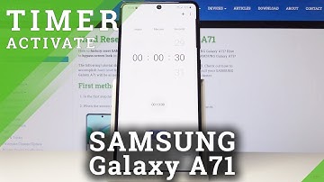 How to Activate Timer on Samsung Galaxy A71