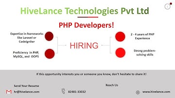PHP DEVELOPER JOB