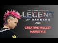WAHL LAGEND OF BARBER 2023 : ( look and learn how to created creative cut with mullet hairstyle )