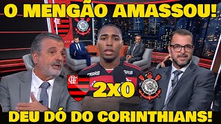 ZÉ ELIAS DEU AULA! O FLAMENGO AMASSOU O CORINTHIANS - FLAMENGO 2x0 CORINTHIANS.