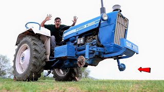 Tractor Without Front Tyres | अगर ट्रैक्टर के आगे के दोनों टायर हटा दें? Will It Drive?