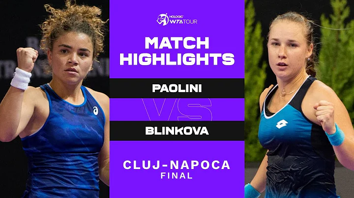 Jasmine Paolini vs. Anna Blinkova | 2022 Cluj-Napo...