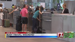 RDU expects busy holiday travel weekend